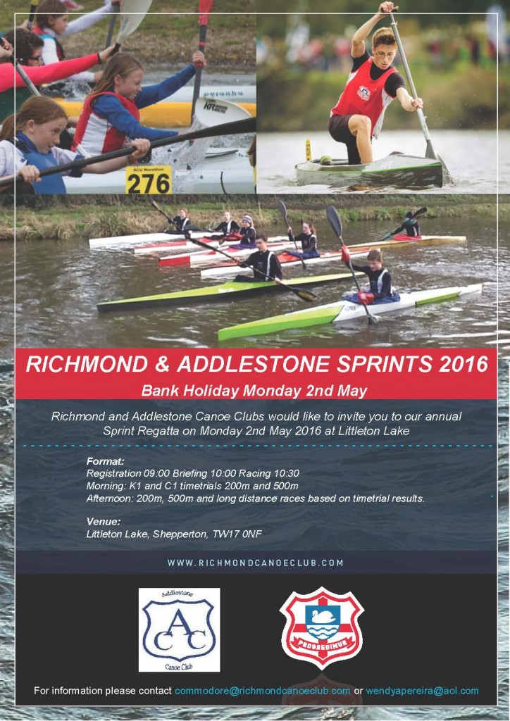 2016 Richmond & Addlestone Sprints