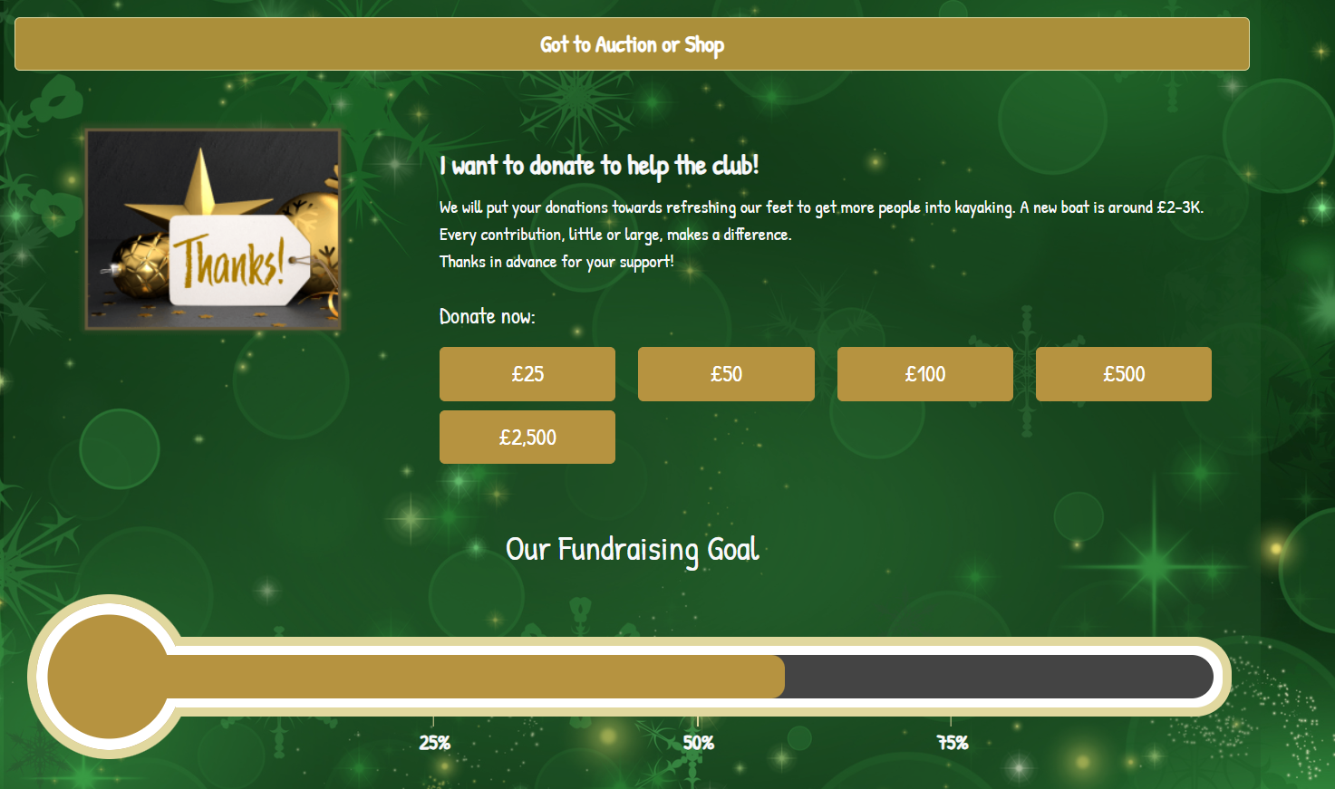 Richmond Canoe Club Christmas Auction!